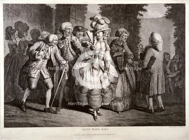 Vauxhall Gardens, London, 1780.  Artist: Pierre Alexandre Wille
