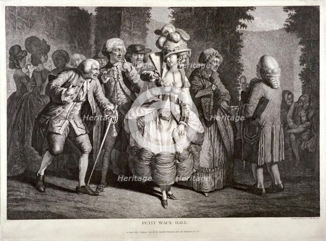 Vauxhall Gardens, London, 1780.  Artist: Pierre Alexandre Wille