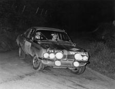 Vauxhall Firenza, Barrie Williams on Peak Revs Rally 1972. Creator: Unknown