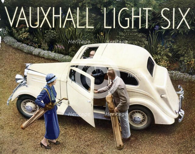 Vauxhall Light Six, car brochure, British, 1932. Artist: Unknown