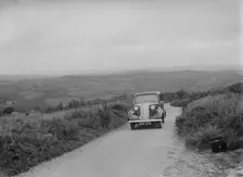 Vauxhall saloon of KFA Walker competing in the MCC Torquay Rally, 1938. Artist: Bill Brunell