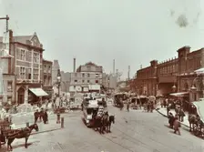 Vauxhall Station, London, 1906
