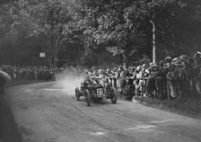 Vauxhall TT of Matthew Park competing in the MAC Shelsley Walsh Hillclimb, Worcestershire, 1923. Artist: Bill Brunell
