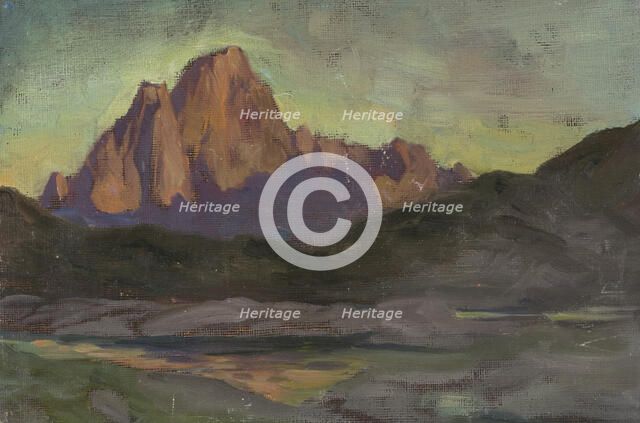 Vaagakallen. Study from Lofoten, 1901. Creator: Anna Katarina Boberg.