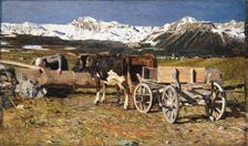 Vacche aggiogate (Cows at the Watering Place), 1888