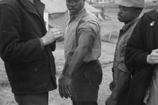 Vaccination in the camp for Negro flood refugees at Marianna, Arkansas, 1937. Creator: Walker Evans
