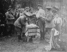 Vaccinating Germans for Cholera, between 1914 and c1915. Creator: Bain News Service
