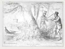 Vacation Amusements. (No 1.) Pheasant Shooting! 1840. Creator: John Doyle
