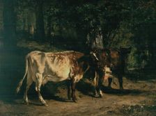 Vaches au Paturage, 1853. Creator: Constant Troyon
