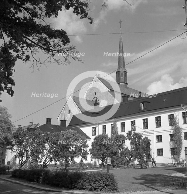 Vadstena Abbey, Sweden, 1951. Artist: Torkel Lindeberg