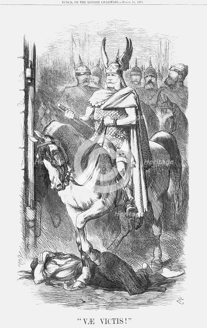 "Vae Victis!", 1871. Creator: Unknown.