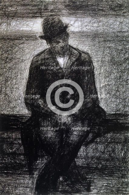 'Vagabond', c1880-1891 Artist: Georges-Pierre Seurat