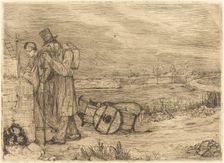 Vagabonds of Montrouge (Les vagabonds de Montrouge). Creator: Alphonse Legros