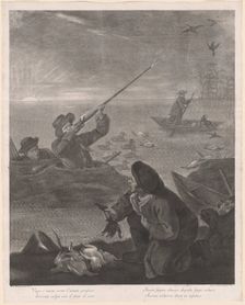 Vago é mirar, come l'uman pensiero... (Shooting from the Hide), 1763. Creator: Marco Alvise Pitteri