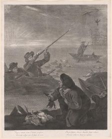 Vago é mirar, come l'uman pensiero... (Shooting from the Hide), 1763. Creator: Marco Alvise Pitteri