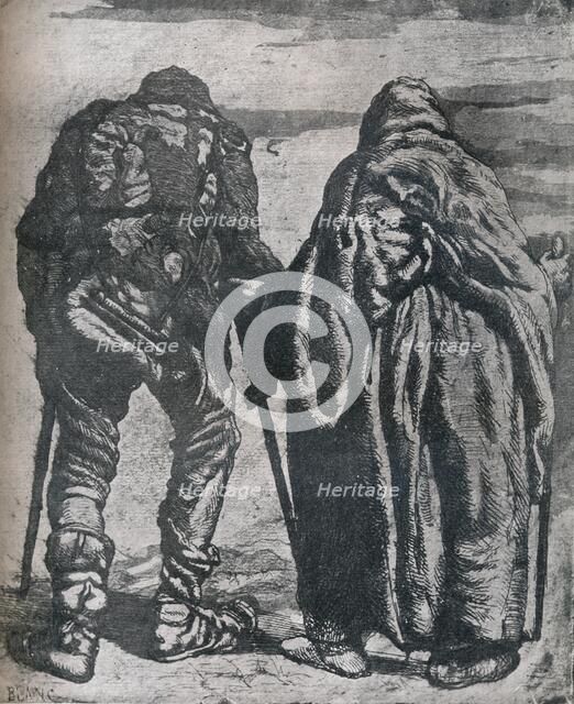 Vagrants, c19th century, (1924). Artist: Paul-Joseph Blanc