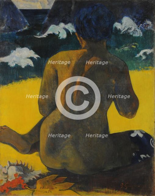 Vahine no te miti (Woman at the beach).