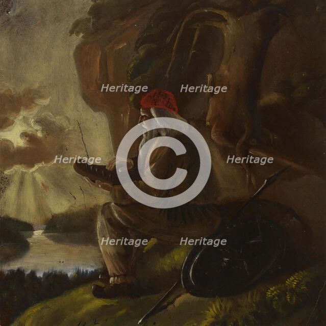 Väinämöinen, 1852. Creator: Karl Anders Ekman.