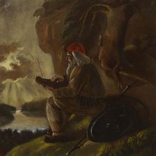 Väinämöinen, 1852. Creator: Karl Anders Ekman