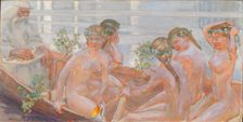 Väinämöinen's Voyage, 1909. Creator: Akseli Gallen-Kallela