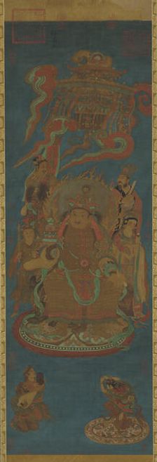 Vaisravana, Guardian King of the North, Yuan or Ming dynasty, 14th century. Creator: Unknown