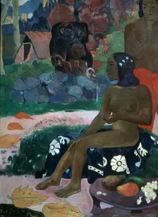 Vairaumati Tei Oa (Her Name is Vairaumati) 1892. Artist: Paul Gauguin