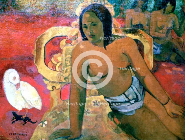 'Vairumati', 1896.  Artist: Paul Gauguin