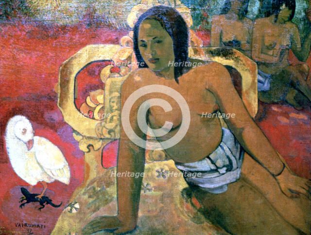 'Vairumati', 1896.  Artist: Paul Gauguin