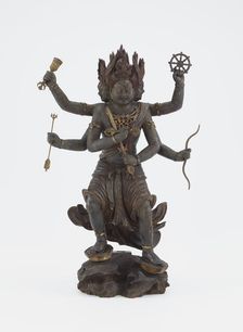 Vajrayaksha (Kongo Yasha), Kamakura period, 1185-1333. Creator: Unknown