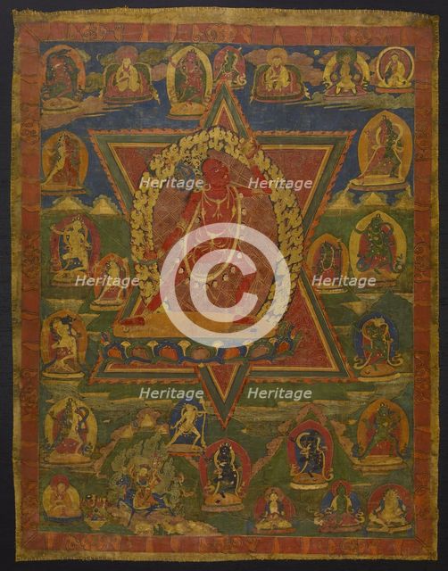 Vajrayogini as Naro Dakini, 18th century. Creator: Unknown.