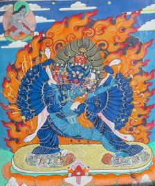 Vajrabhairava (Thangka), 19th century