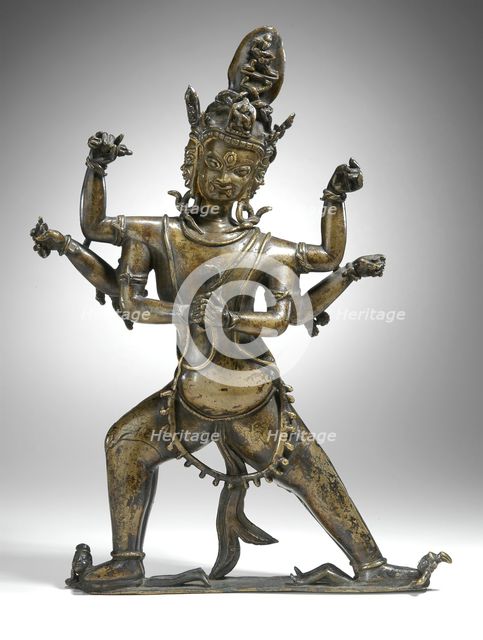 Vajrakumara/Vajrakila (Tibetan: Dorje Phurpa), c.13th-14th century. Creator: Unknown.