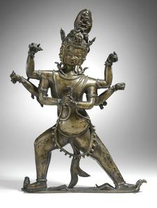 Vajrakumara/Vajrakila (Tibetan: Dorje Phurpa), c.13th-14th century. Creator: Unknown