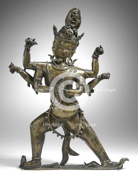 Vajrakumara/Vajrakila (Tibetan: Dorje Phurpa), c.13th-14th century. Creator: Unknown.
