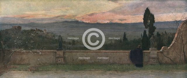 'Val D'Arno: Evening', c1901, (c1930).  Creator: Matthew Ridley Corbet.