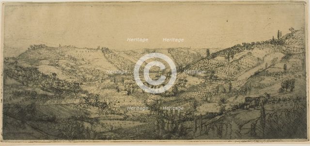 Val d'Ema, 1909. Creator: Donald Shaw MacLaughlan.