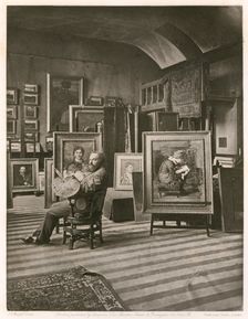 Val Prinsep, A.R.A., c1883. Creator: Frank Dudman