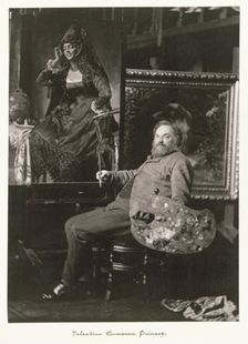 Val Prinsep, RA, c1889-1891. Creator: Ralph W Robinson