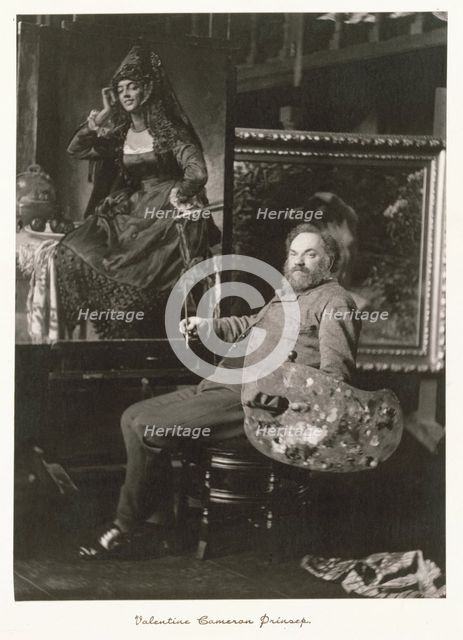 Val Prinsep, RA, c1889-1891. Creator: Ralph W Robinson.