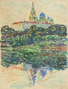 Valamo monastery, 1914. Creator: Verner Thome