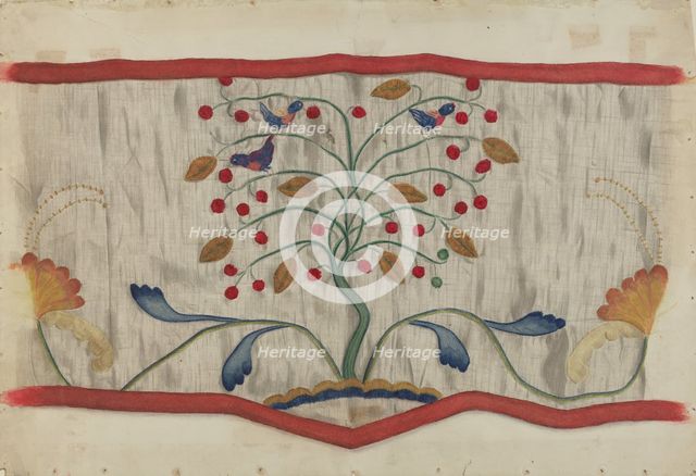 Valance, 1935/1942. Creator: Eleanor Cunningham.