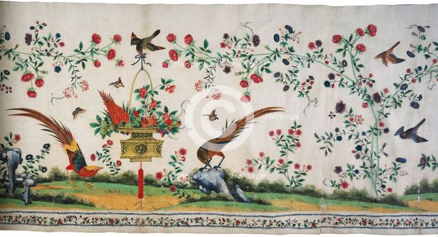 Valance, China, 18th century, Qing dynasty (1644-1911). Creator: Unknown.