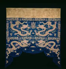 Valance, China, Qing dynasty(1644-1911), 1650/1700. Creator: Unknown