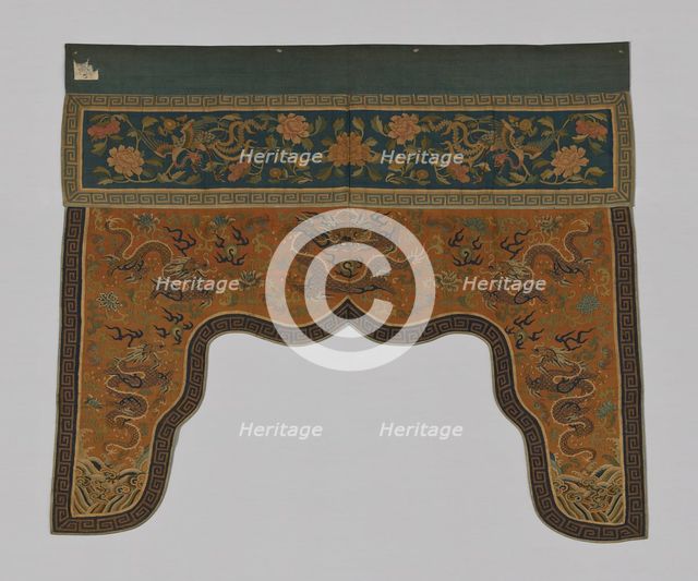 Valance, China, Qing dynasty (1644-1911), 1775/1800. Creator: Unknown.