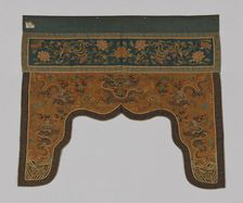 Valance, China, Qing dynasty (1644-1911), 1775/1800. Creator: Unknown