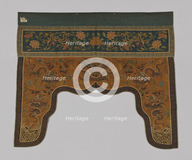 Valance, China, Qing dynasty (1644-1911), 1775/1800. Creator: Unknown.