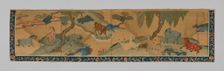 Valance, China, Qing dynasty(1644-1911), 1790/1820. Creator: Unknown