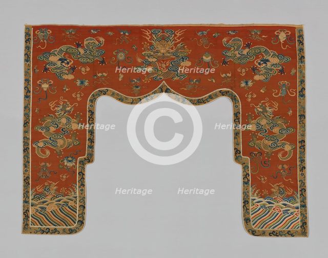 Valance, China, Qing dynasty (1644-1911), 1875/1900. Creator: Unknown.
