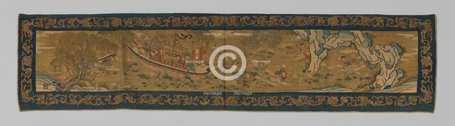 Valance, China, Qing dynasty (1644-1911), 1875/1900. Creator: Unknown.