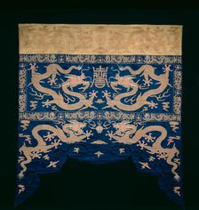 Valance, China, Qing dynasty(1644-1911), 1650/1700. Creator: Unknown